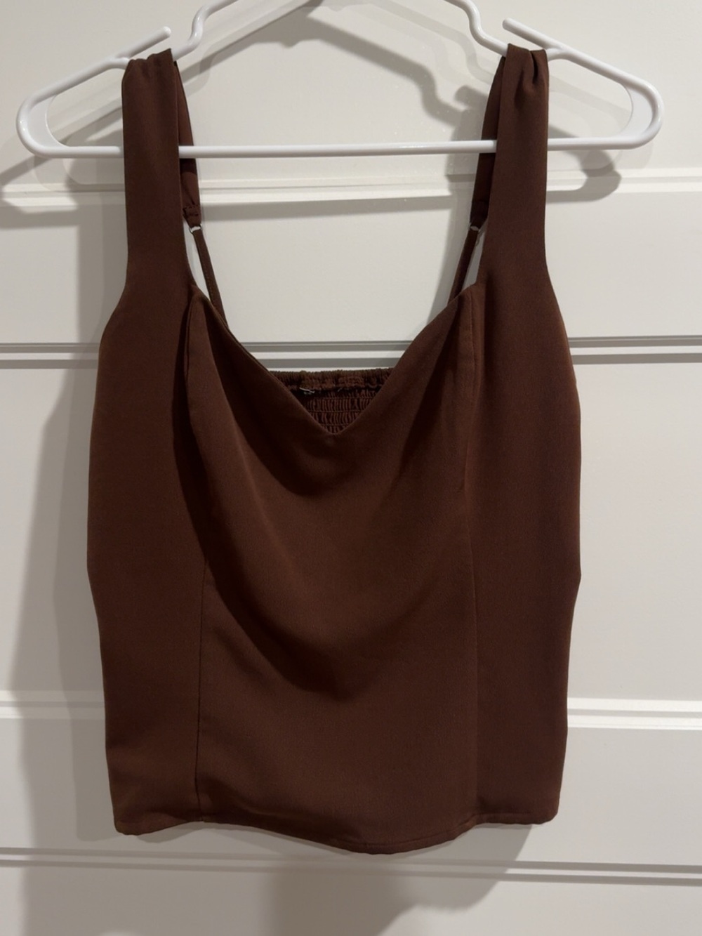 Abercrombie & Fitch Brown Corset Tank Top